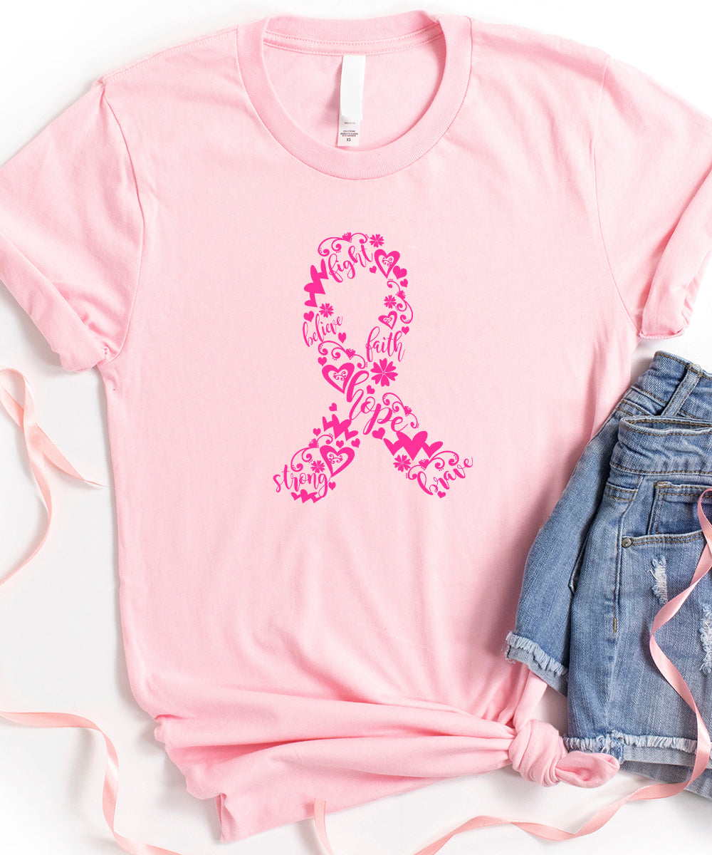 October Breast Cancer Ribbon